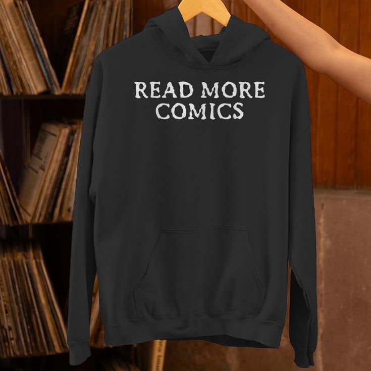 READ MORE COMICS Comic Book Lover Nerd Statement Humor Unisex Hoodie