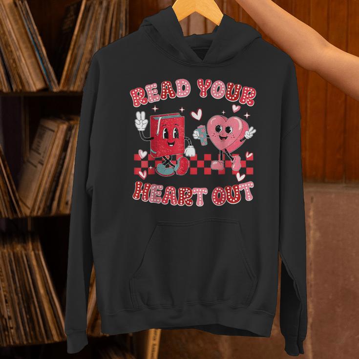 Read Your Heart Out Valentine Teacher Book Lover Unisex Hoodie Read Your Heart Out Valentine Teacher Book Lover Unisex Hoodie