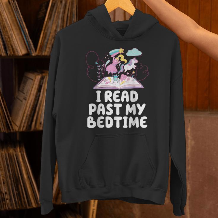 I Read Past My Bedtime Reading Unicorn Book Lover Unisex Hoodie I Read Past My Bedtime Reading Unicorn Book Lover Unisex Hoodie