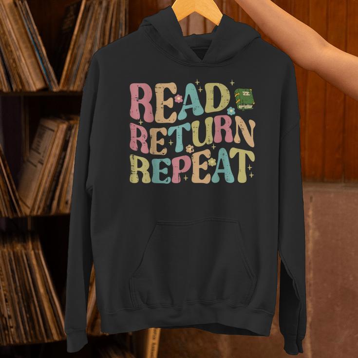 Read Return Repeat Read Reading Book Librarian Men Women Unisex Hoodie Read Return Repeat Read Reading Book Librarian Men Women Unisex Hoodie