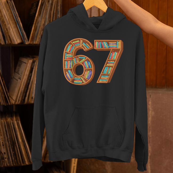 Reading 67 Six Seven Meme Teacher Book Lover Bookshelf Unisex Hoodie Reading 67 Six Seven Meme Teacher Book Lover Bookshelf Unisex Hoodie