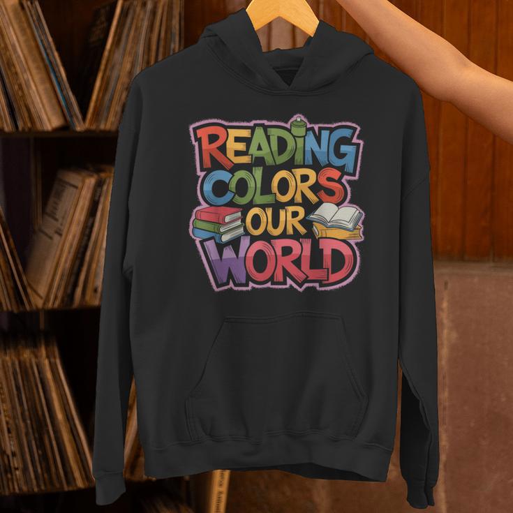 Reading Colors Our World Books Lover Unisex Hoodie