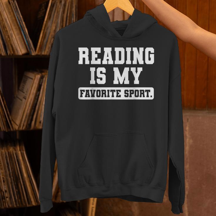 Reading Is My Favorite Sport Book Lover Reader Unisex Hoodie Reading Is My Favorite Sport Book Lover Reader Unisex Hoodie