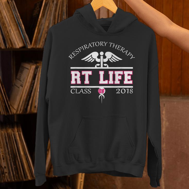 Respiratory Therapist Graduation Class Of 2018 Pink RT Life Unisex Hoodie