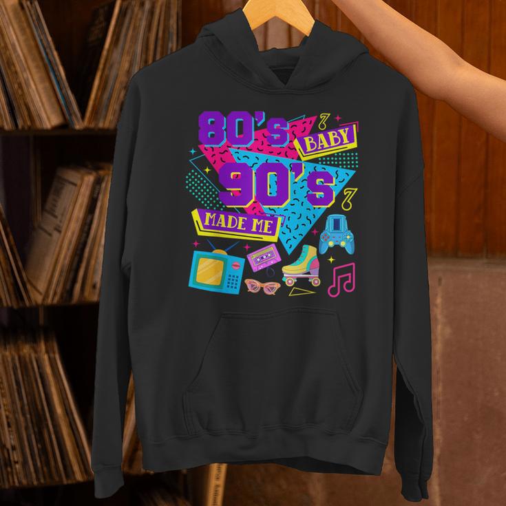 Retro 1980s 80's Baby 1990s 90's Made Me Nostalgia Birthday Unisex Hoodie Retro 1980s 80's Baby 1990s 90's Made Me Nostalgia Birthday Unisex Hoodie