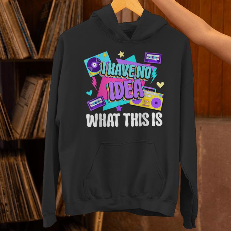 Retro 80s Style 90s Pop Fashion Nostalgia Eighties Music Unisex Hoodie