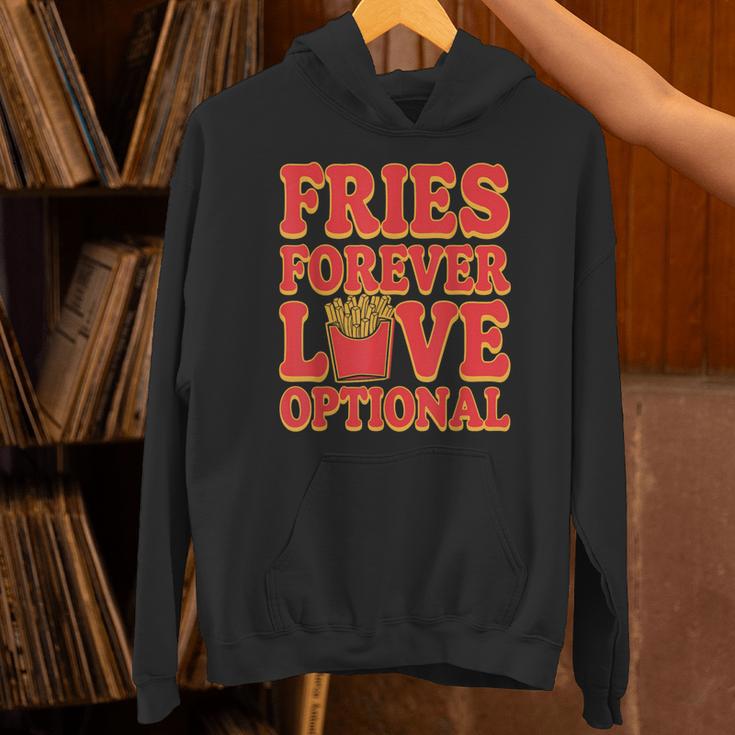 Retro Fast Food Nostalgia Vintage Diner Fries Shakes Burgers Unisex Hoodie