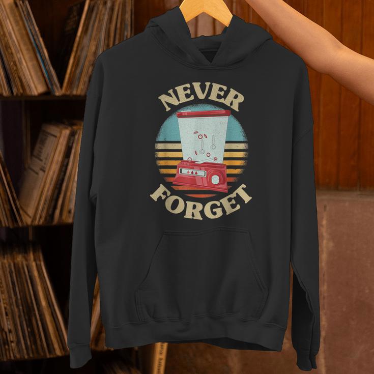 Retro Gaming Never Forget Nostalgia Vintage Unisex Hoodie