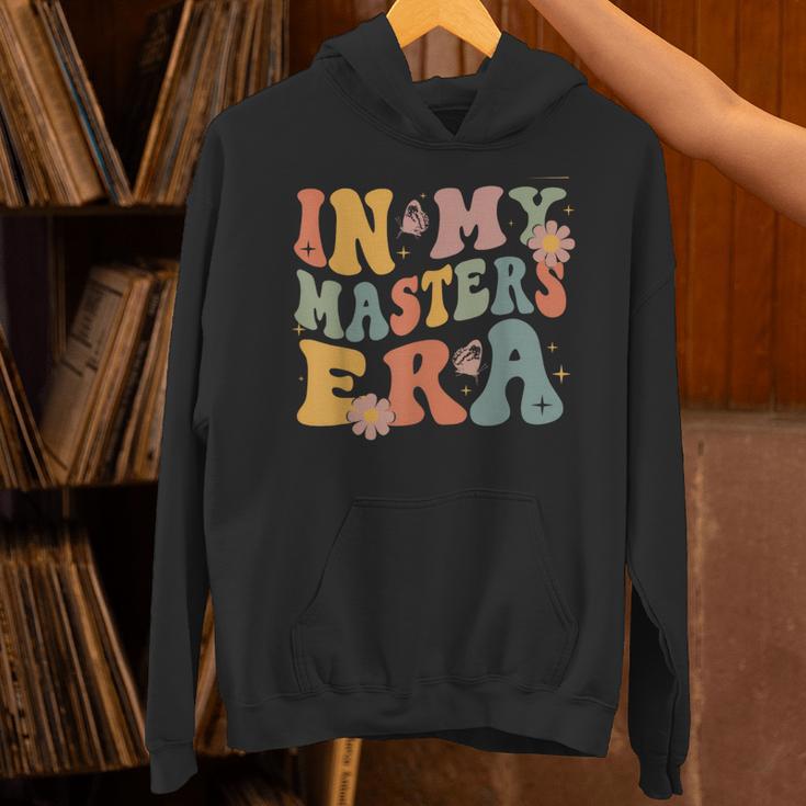 Retro Groovy In My Master's Degree Era Graduation Master Unisex Hoodie