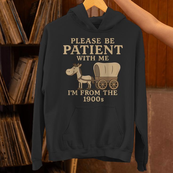 Retro Please Be Patient With Me I'm From The 1900s Vintage Unisex Hoodie