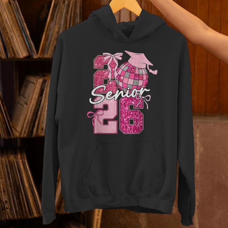 Retro Senior 2026 Coquette Bow Graduation Class Of 2026 Unisex Hoodie