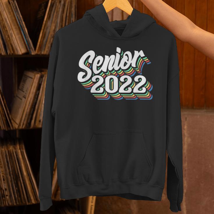 Retro Senior Class Of 2022 Men Women Graduation 90's Grad Unisex Hoodie