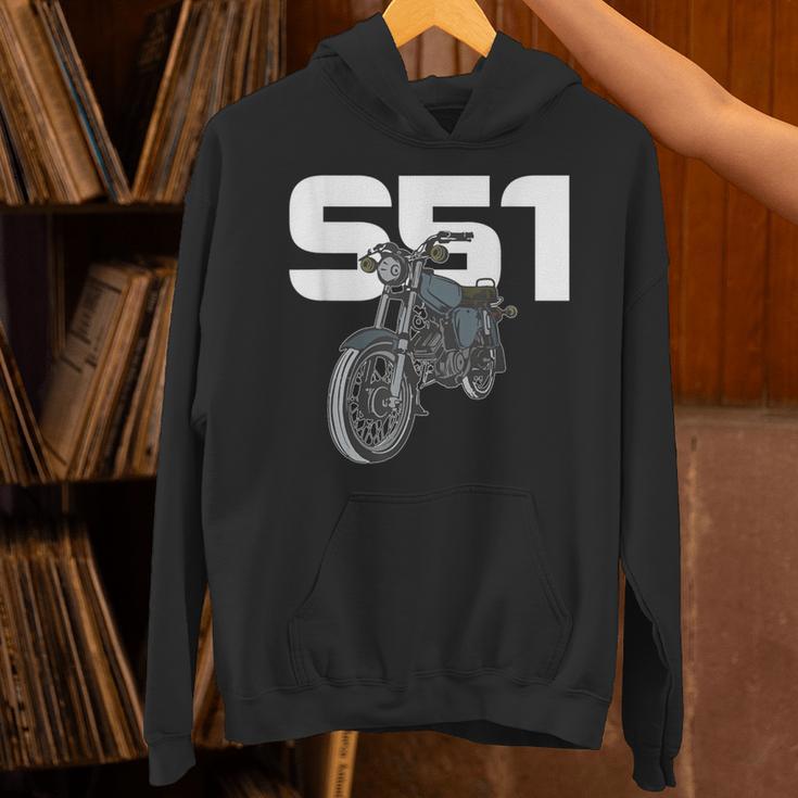 Retro Simme Moped Nostalgia Eastern Block Schwalbe Driver DDR Unisex Hoodie