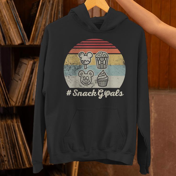 Retro Snack Goals Icon Nostalgia Unisex Hoodie
