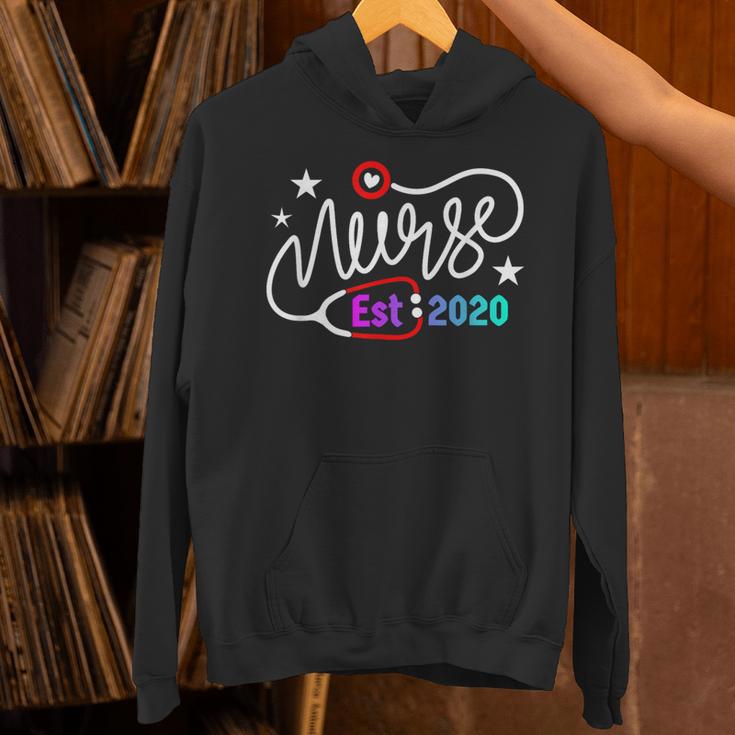 RN New Nurse Est 2020 Cute Nursing School Graduation 2K20 Unisex Hoodie