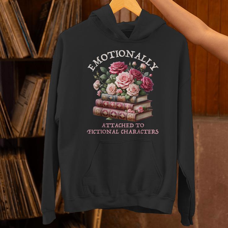 Romance Book Women Emotionally Attached Fictional Characters Unisex Hoodie
