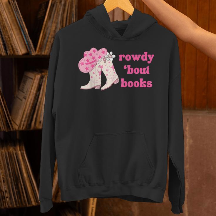 Rowdy 'Bout Books Cowboy Lovers Unisex Hoodie