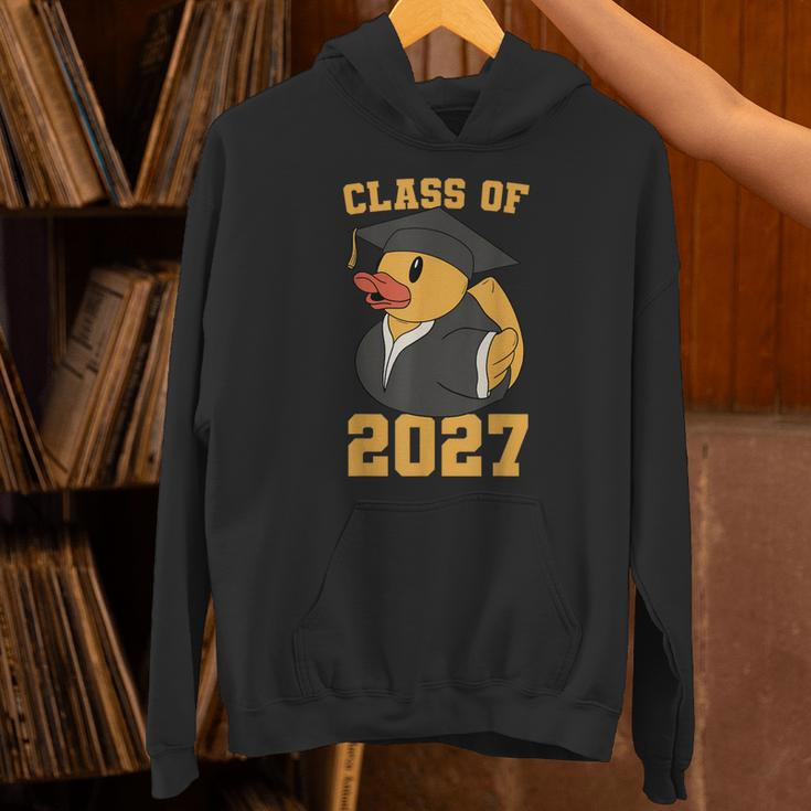 Rubber Duck Class Of 2027 Senior 2027 Graduation Year Senior Unisex Hoodie