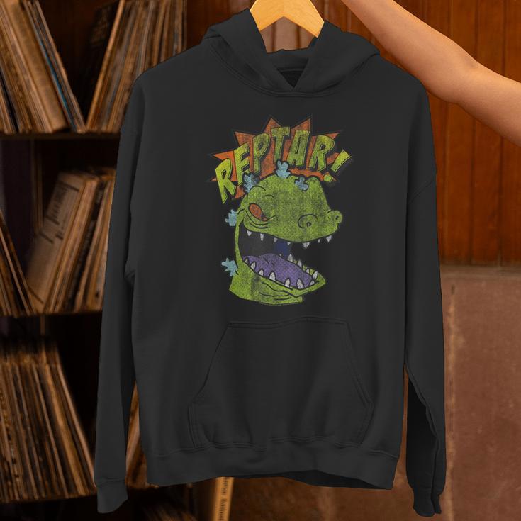 Rugrats Reptar Distressed Comic Book Style Cartoon Unisex Hoodie