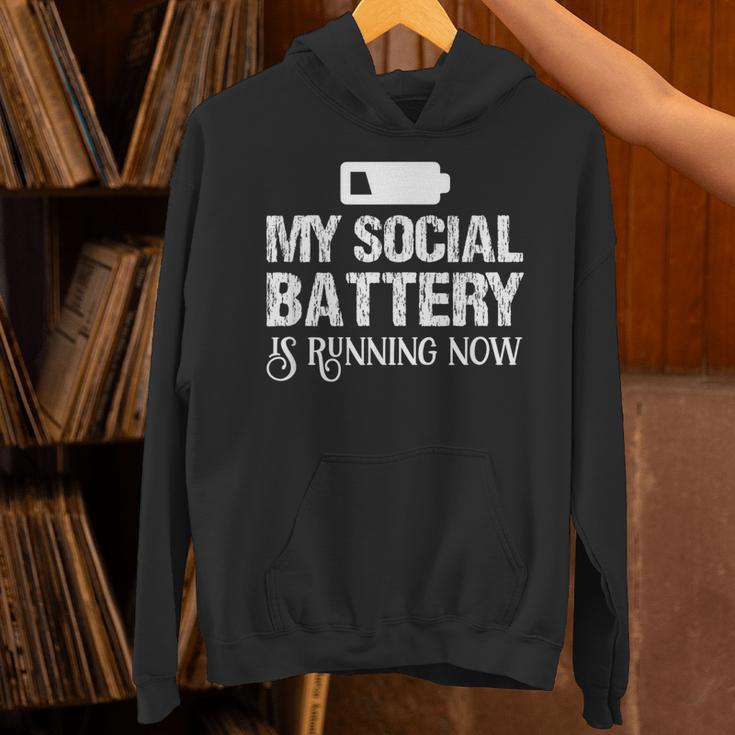 Sarcastic Anti Low Social Battery Social Introvert Unisex Hoodie Sarcastic Anti Low Social Battery Social Introvert Unisex Hoodie
