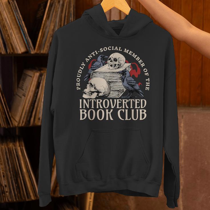 Sarcastic Proud Anti Social Member Of Introverted Book Club Unisex Hoodie