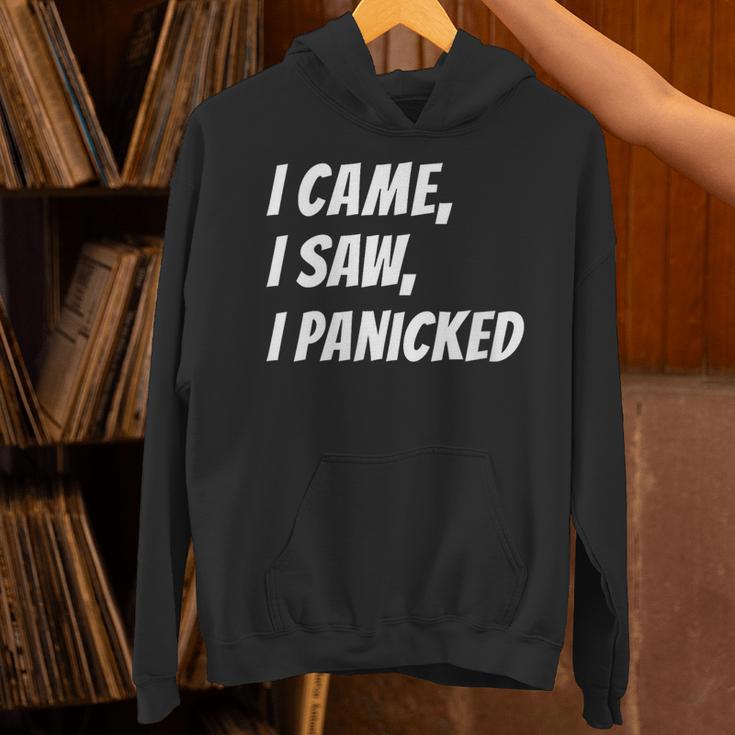 I Came I Saw Meme For Anti Social And Introvert Unisex Hoodie I Came I Saw Meme For Anti Social And Introvert Unisex Hoodie