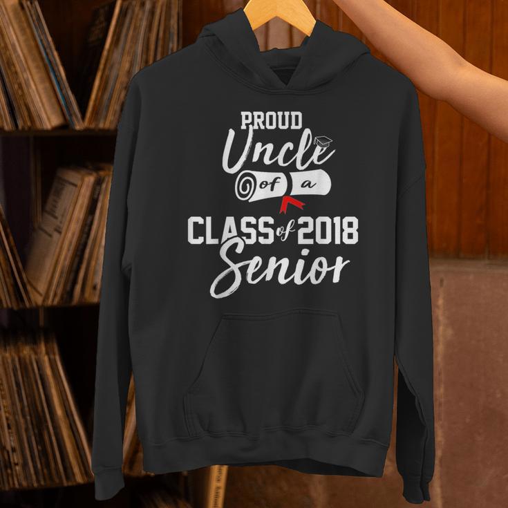 Senior 2018 Graduate Shirt Graduation College Retro Style Unisex Hoodie