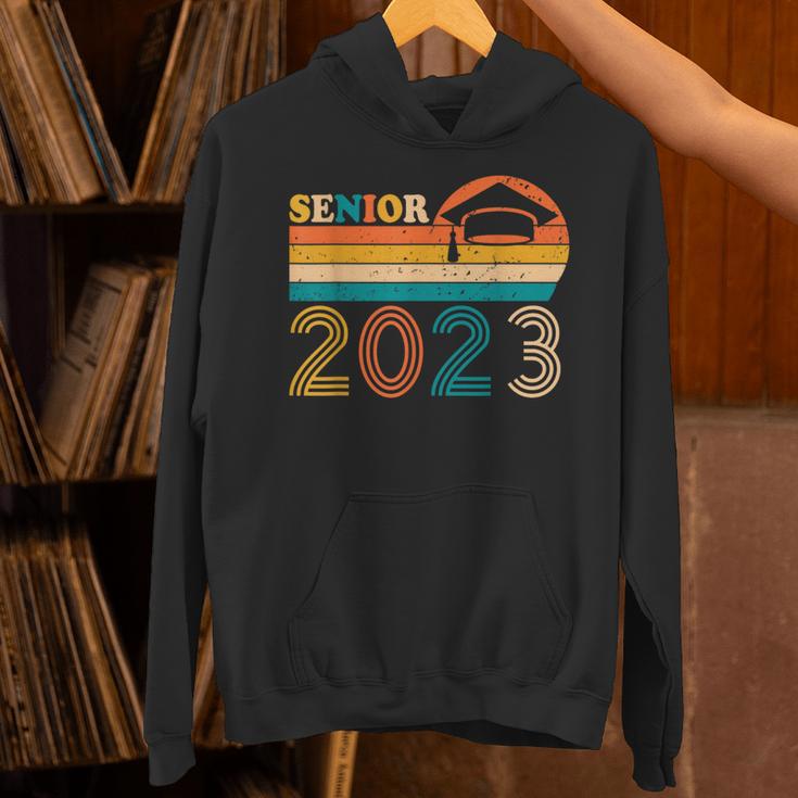Senior 2023 Retro Class Of 2023 Seniors Graduation 23 Unisex Hoodie