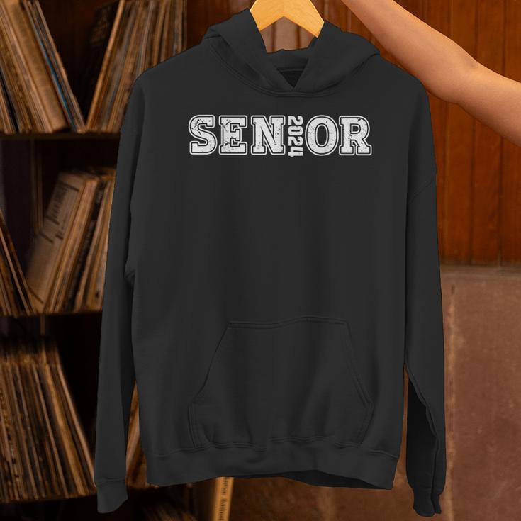 Senior 2024 Class Of 2024 Graduation First Day Of School Unisex Hoodie