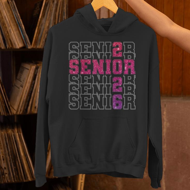 Senior 2026 Class Of 2026 Graduation 2026 Pink Girl Women Unisex Hoodie