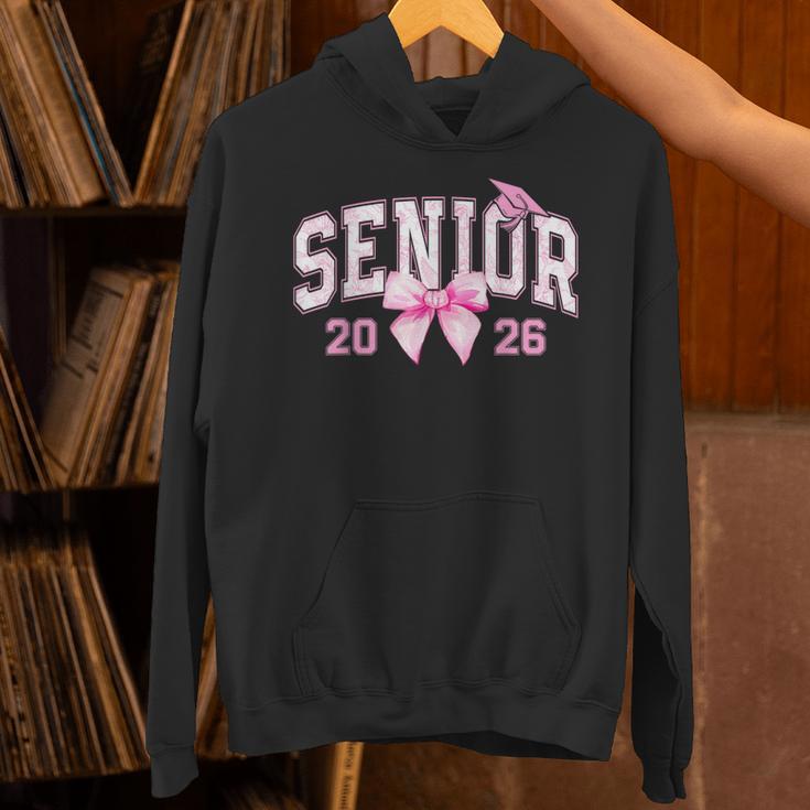 Senior 2026 Coquette Pink Bow Girls Class Of 2026 Graduation Unisex Hoodie