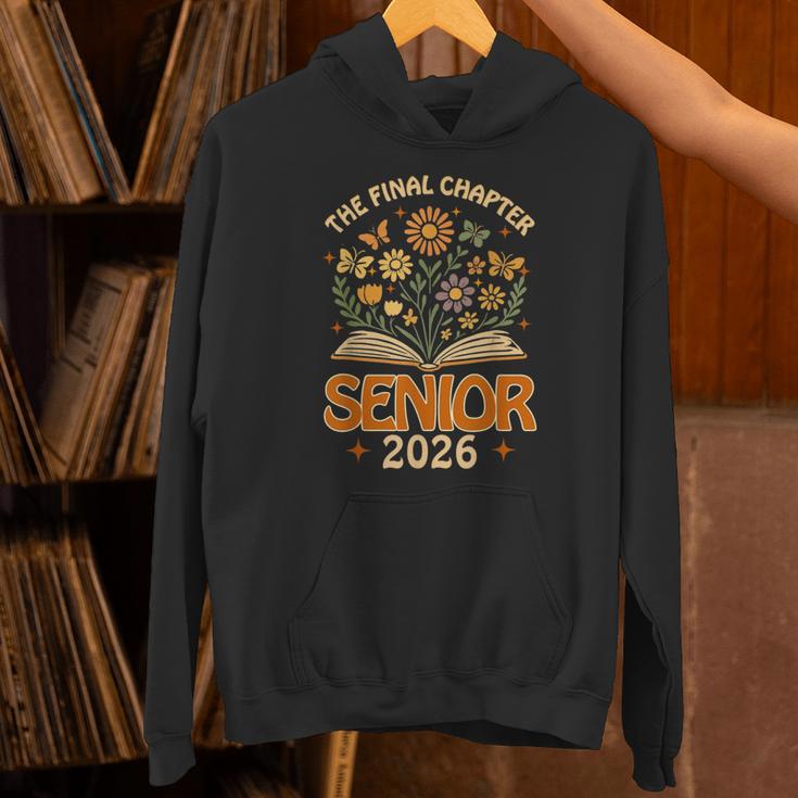 Senior 2026 Final Chapter Retro Book Lover Last First Day Unisex Hoodie