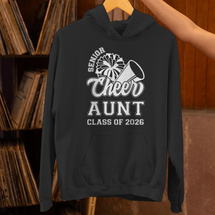 Senior Cheerleader Aunt Cheer Class Of 2026 Graduation Women Unisex Hoodie
