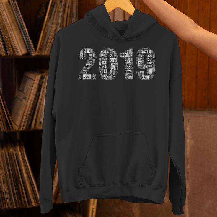 Senior Class 2019 Vintage Graduation Men Women Unisex Hoodie
