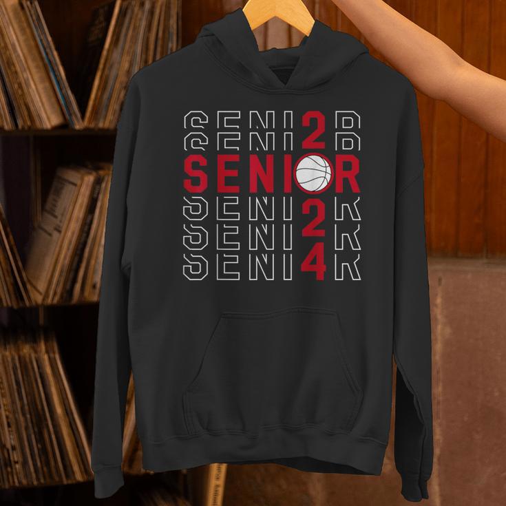 Senior Class Of 2024 Graduation 2024 Maroon Basketball Unisex Hoodie