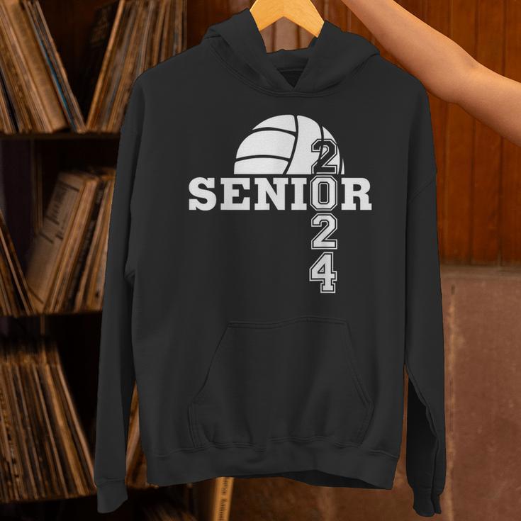 Senior Class Of 2024 Volleyball Seniors School Graduation Unisex Hoodie