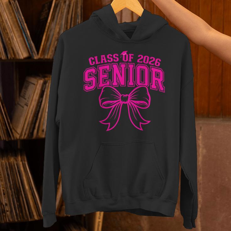 Senior Class Of 2026 Coquette Pink Bow Graduation 2026 Unisex Hoodie