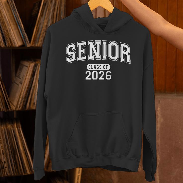 Senior Class Of 2026 Graduation Varsity Arched Letters Unisex Hoodie