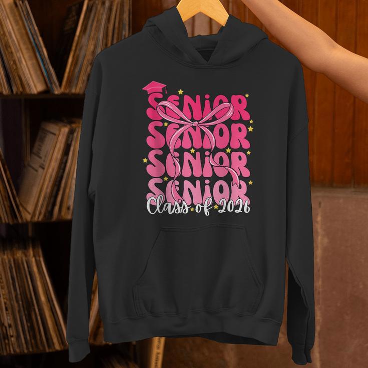 Senior Class Of 2026 Pink Coquette Bow Graduation 2026 Unisex Hoodie
