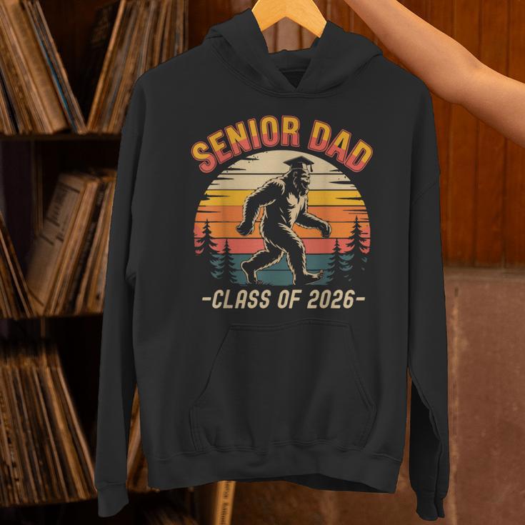 Senior Dad Class Of 2026 Bigfoot Vintage Graduation Unisex Hoodie