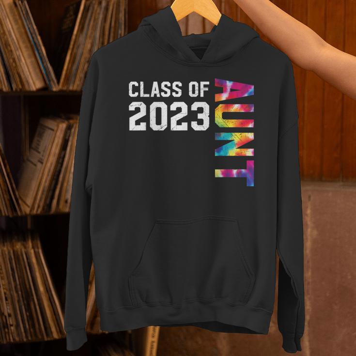 Senior Graduation Class Of 2023 Aunt Senior Tie Dye Unisex Hoodie