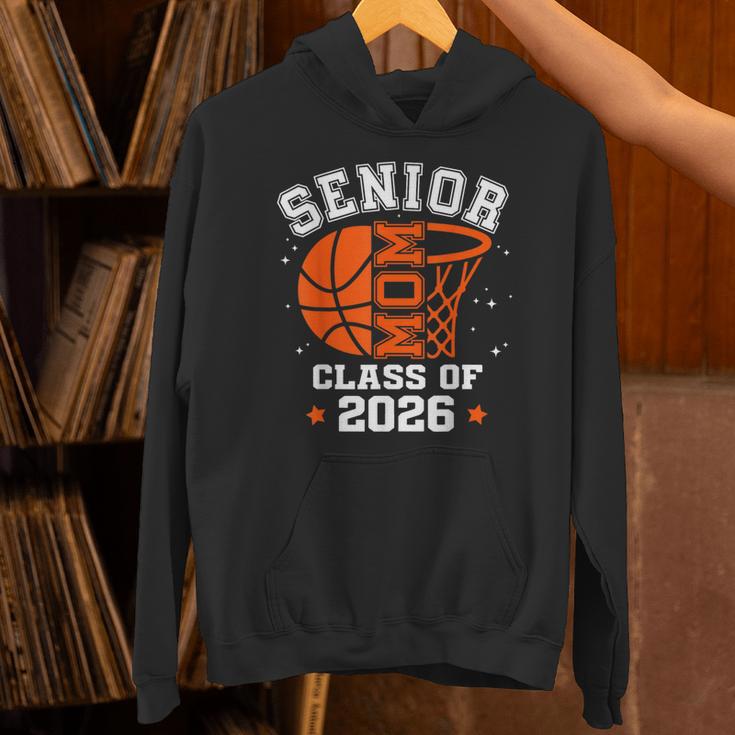 Senior Mom Class Of 2026 Basketball Graduation Unisex Hoodie