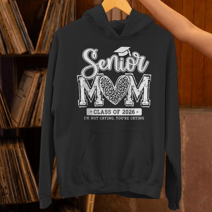 Senior Mom Class Of 2026 Senior Mama 2026 Graduation Leopard Unisex Hoodie