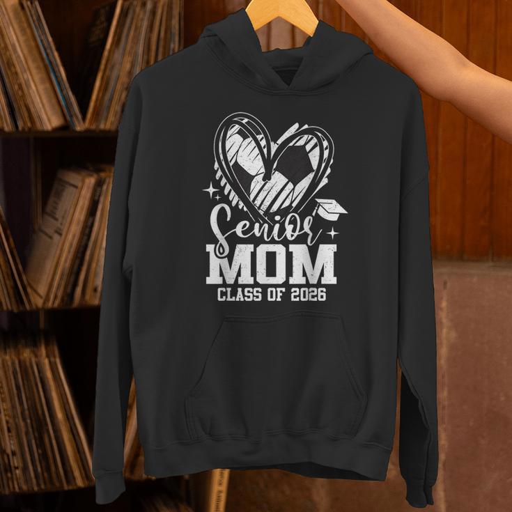 Senior Mom Class Of 2026 Soccer Graduation Heart Unisex Hoodie