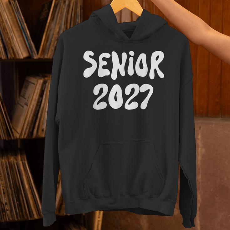 Senior Retro Class Of 2027 Graduation High School College Unisex Hoodie
