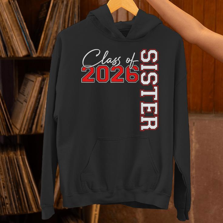 Senior Sister Class Of 2026 Proud Big Sis Graduation Family Unisex Hoodie
