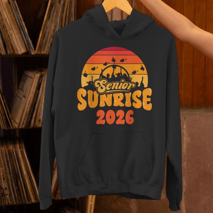 Senior Sunrise Class Of 2026 Graduation Proud Graduate Retro Unisex Hoodie