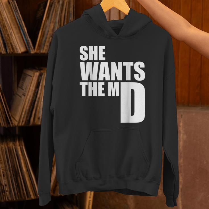 She Wants The MD Shirt Medical Graduation Doctor Unisex Hoodie