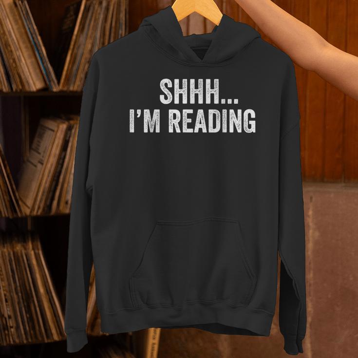 Shhh I'm Reading Book Lover Bookish Read Lover Outfit Unisex Hoodie Shhh I'm Reading Book Lover Bookish Read Lover Outfit Unisex Hoodie