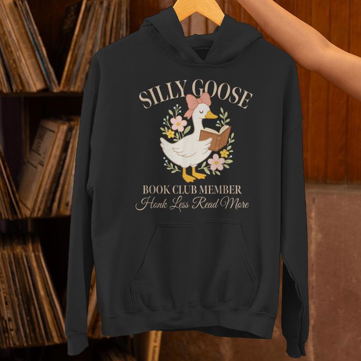 Silly Goose Book Club Member Reading Lover Unisex Hoodie